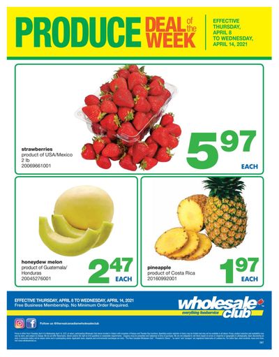 Wholesale Club (ON) Produce Deal of the Week Flyer April 8 to 14
