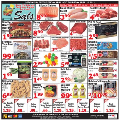 Sal's Grocery Flyer April 9 to 15