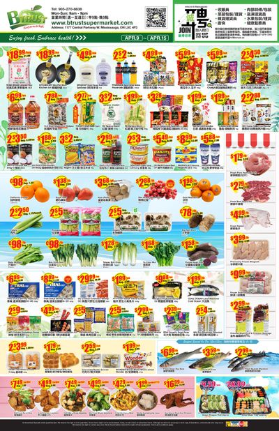Btrust Supermarket (Mississauga) Flyer April 9 to 15