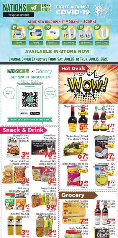 Nations Fresh Foods (Vaughan) Flyer April 9 to 15