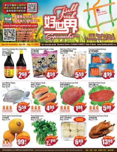 Field Fresh Supermarket Flyer April 9 to 15