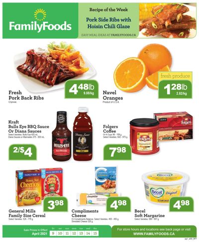 Family Foods Flyer April 9 to 15