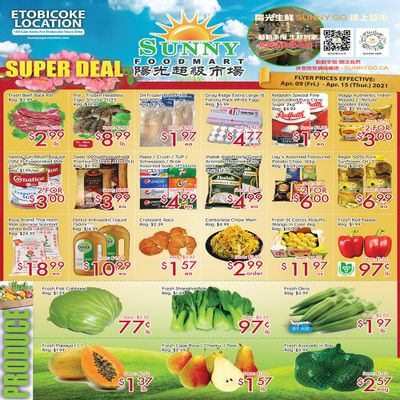 Sunny Foodmart (Etobicoke) Flyer April 9 to 15
