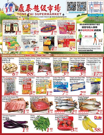 Tone Tai Supermarket Flyer April 9 to 15