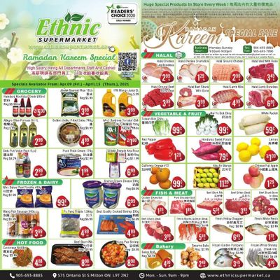 Ethnic Supermarket Flyer April 9 to 15