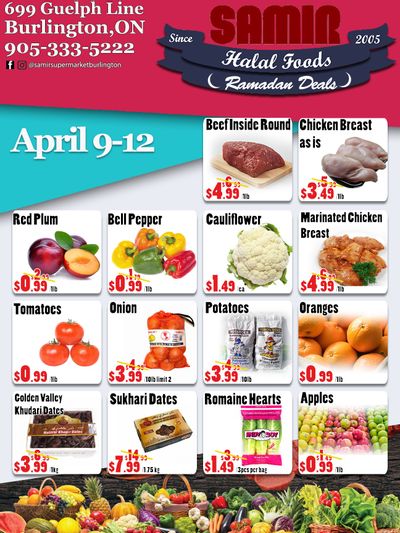 Samir Supermarket Flyer April 9 to 12