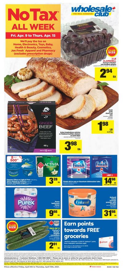 Real Canadian Wholesale Club Flyer April 9 to 15