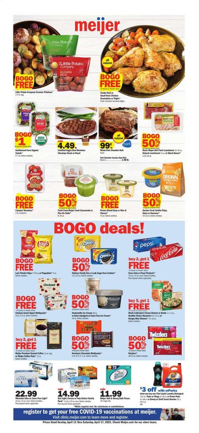Meijer (IN) Weekly Ad Flyer April 11 to April 17