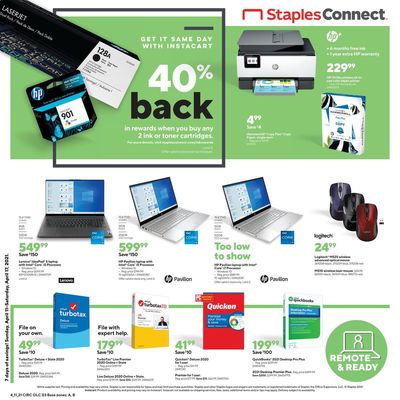 Staples Weekly Ad Flyer April 11 to April 17