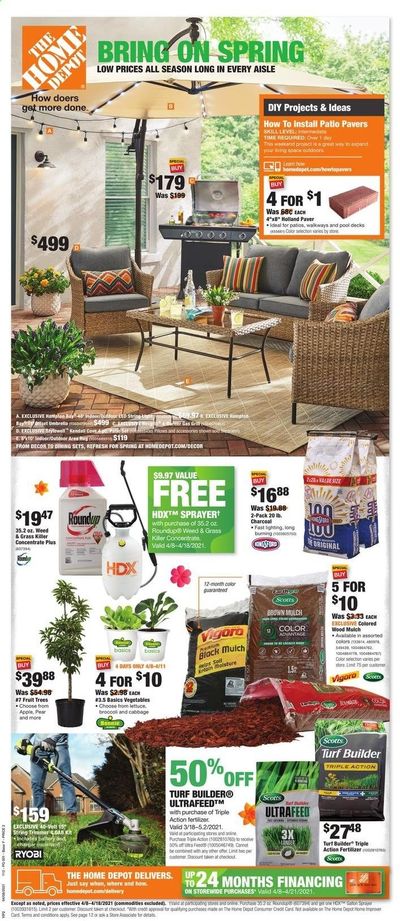 The Home Depot Weekly Ad Flyer April 8 to April 18