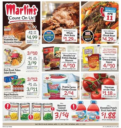 Martin’s Weekly Ad Flyer April 11 to April 17