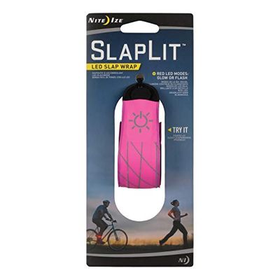Nite Ize SlapLit LED Slap Wrap, Light Up Bracelet or Anklet for Nighttime Visibility, Neon Yellow with Red LED $6.88 (Reg $22.14)