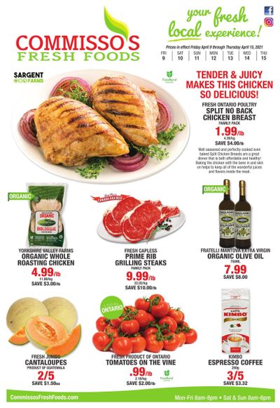 Commisso's Fresh Foods Flyer April 9 to 15