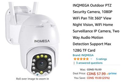 Amazon Canada Deals: Save 25% off Outdoor Security Camera + 33% on Humidifiers + More Offers