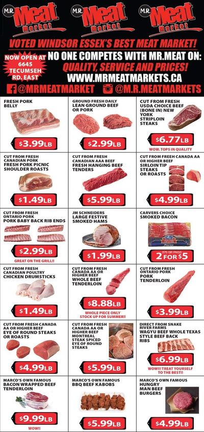 M.R. Meat Market Flyer April 10 to 17