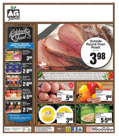 AG Foods Flyer April 11 to 17
