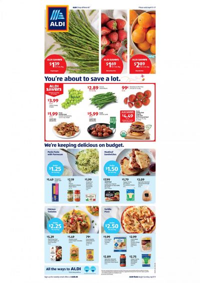 ALDI Weekly Ad Flyer April 11 to April 17