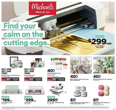 Michaels Weekly Ad Flyer April 11 to April 17