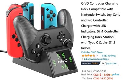 Amazon Canada Deals: Save 43% of Controller Charging Dock + 36% on Ninja Blender + 68% on Women’s Dress with Coupon + More Offers