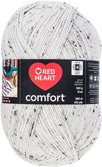 Red Heart E707D.5100 Comfort Yarn, Cream Fleck $9.97 (Reg $21.99)