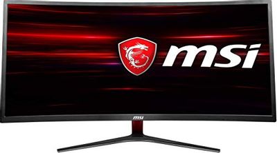 MSI Non-Glare 34" Optix MAG341CQ UltraWide 21: 9 Screen 8ms 3440 X 1440 100Hz FreeSync 3K Resolution Curved Gaming Monitor (Optix MAG341CQ) $469.99 (Reg $599.99)