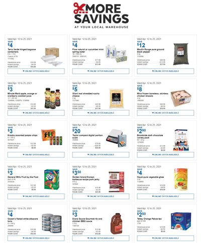 Costco Business Centre Instant Savings Flyer April 12 to 25