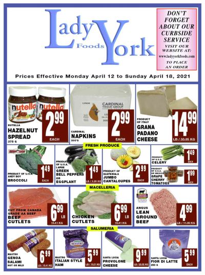 Lady York Foods Flyer April 12 to 18