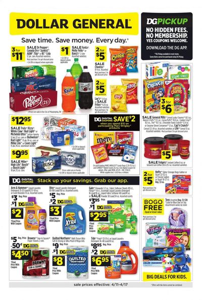 Dollar General (AR, FL) Weekly Ad Flyer April 11 to April 17