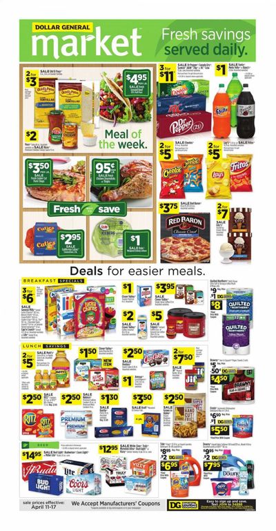 Dollar General (TN) Weekly Ad Flyer April 11 to April 17