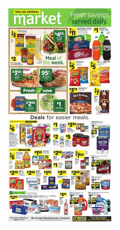 Dollar General (SC) Weekly Ad Flyer April 11 to April 17