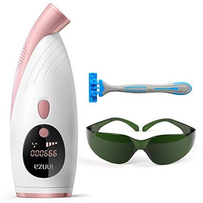 Permanent Hair Removal for Women and Men,Upgraded 999,000 Flashes Painless Hair Removal At-Home Machine with 5 Adjustable Energy Levels Auto Manual Modes Hair Remover for Face Bikini Body $138.99 (Reg $159.99)