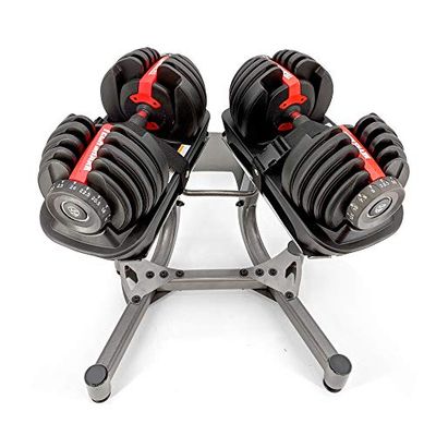 TECHSHARK Dumbbell Stand for Adjustable Dumbbells Rack Standard Metal Dumbbell Holder Weight Rack with Wheels for Home Gym(Only Stand) $103.99 (Reg $179.99)