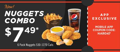 Psst...want a nugget combo for $7.49?