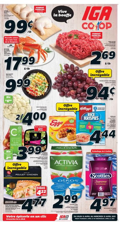 IGA (NB) Flyer April 15 to 21