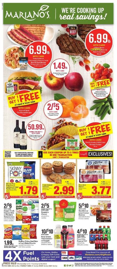 Mariano’s Weekly Ad Flyer April 14 to April 20