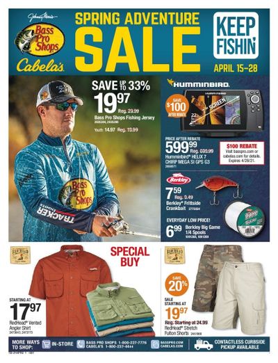 Bass Pro Shops Weekly Ad Flyer April 15 to April 28