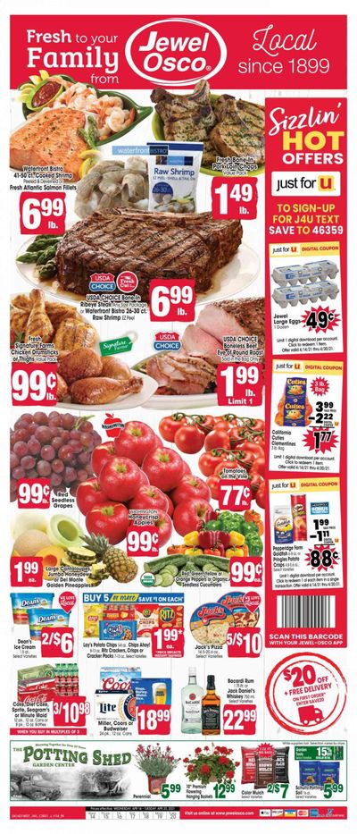 Jewel Osco (IN) Weekly Ad Flyer April 14 to April 20 Jewel Osco (IN) Weekly Ad Flyer April 14 to April 20