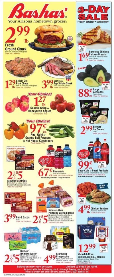 Bashas' Weekly Ad Flyer April 14 to April 20