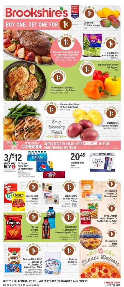 Brookshires Weekly Ad Flyer April 14 to April 20