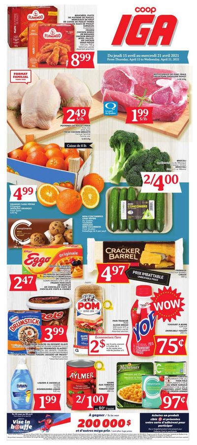 Coop IGA Flyer April 15 to 21