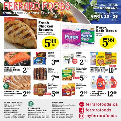 Ferraro Foods Flyer April 13 to 26