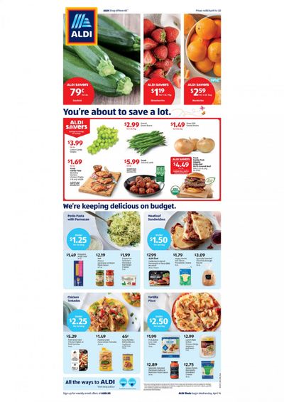 ALDI Weekly Ad Flyer April 14 to April 20