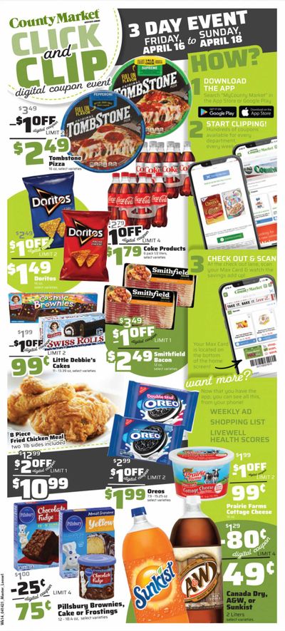 County Market Weekly Ad Flyer April 16 to April 18