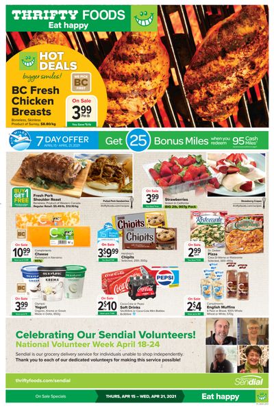 Thrifty Foods Flyer April 15 to 21