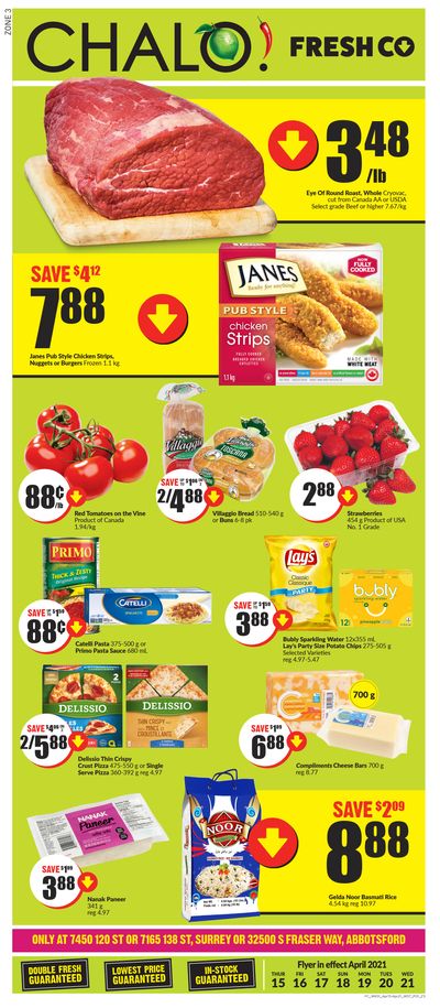 Chalo! FreshCo (West) Flyer April 15 to 21