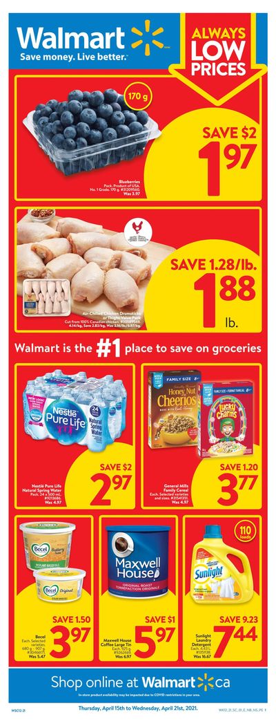 Walmart (Atlantic) Flyer April 15 to 21