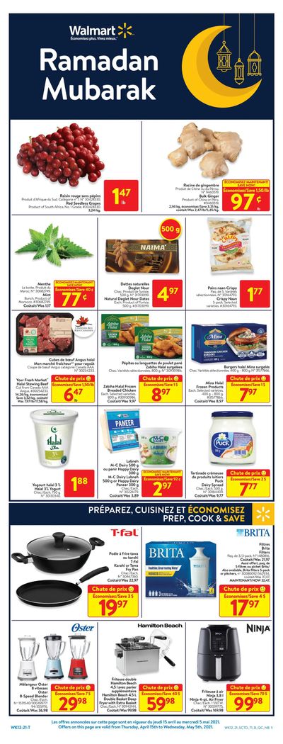 Walmart (QC) Flyer April 15 to 21