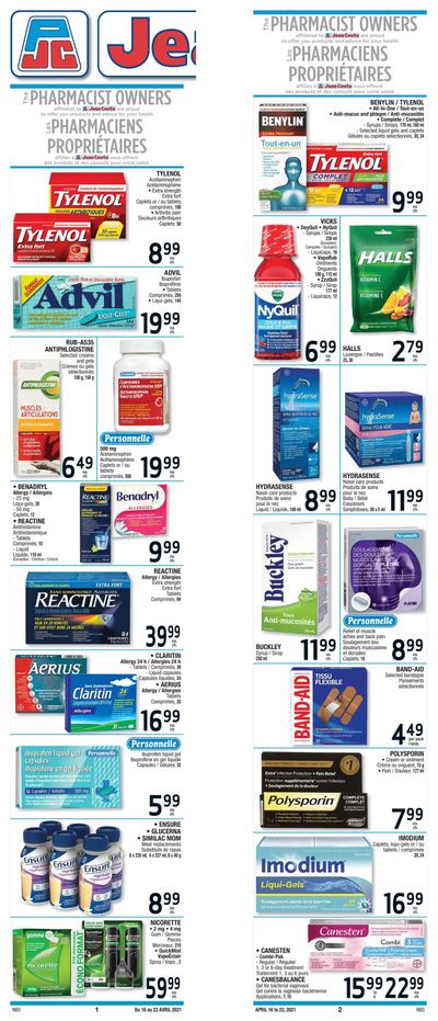 Jean Coutu (ON) Flyer April 16 to 22