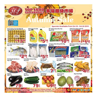 Top Food Supermarket Flyer October 18 to 24