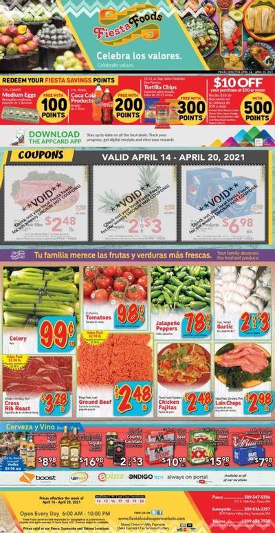 Fiesta Foods SuperMarkets Weekly Ad Flyer April 14 to April 20